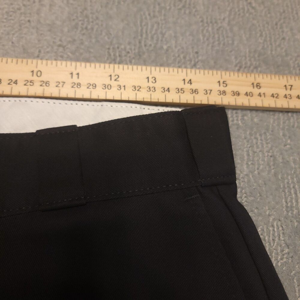 Dickies 874 Original Fit Mens Size 30x32 Work Pants Black Flat Front - Picture 5 of 10